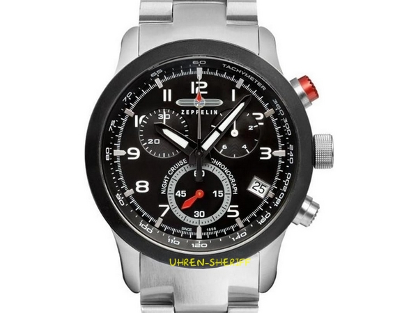 Zeppelin 7292-2M Night Cruise Chrono Zifferblatt